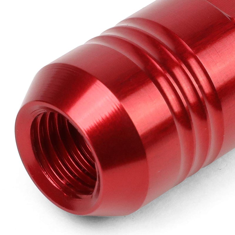 J2 Engineering 20 Pcs 7075 Aluminum Closed End M12 x 1.5 Lug Nuts Set w/Socket Adapter, Red, Fit Conical Seat, LN-T7-007-15-RD - Image 4